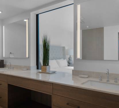 Primary Bathroom with Double Vanity