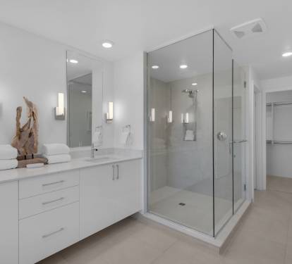 Bathroom 3 with Walk-In Shower and Closet