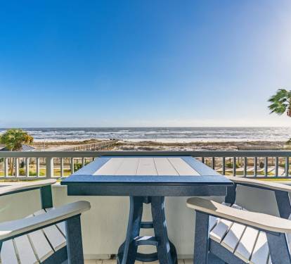 Beach Club 303B Gulf Front Balcony