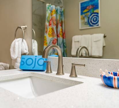 Beach Club 303B Bathroom 2 with Shower/Tub Combo