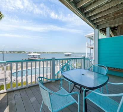 On Golden Pond 8A Lagoon Front Balcony