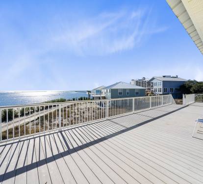 Point House II Deck with Gulf Views