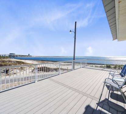 Point House II Deck with Gulf Views