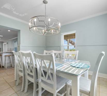 Point House II Dining Table Seats 8