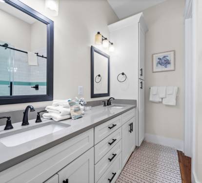His & Hers Primary Bathroom
