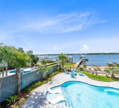 His & Hers Back Deck Views