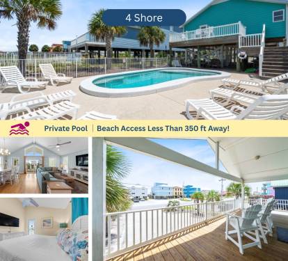 4 Shore: Private Pool, Close Beach Access
