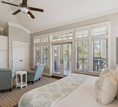 Enjoy Private Balcony Access from the Primary King Suite