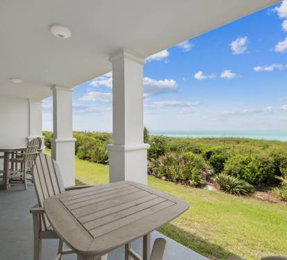 Enjoy Al Fresco Dining & Take in the Views from the Ground Floor Patio