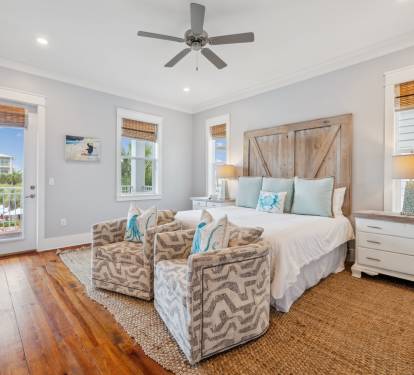 Primary King Suite - Private Balcony Access & Flat-Screen TV