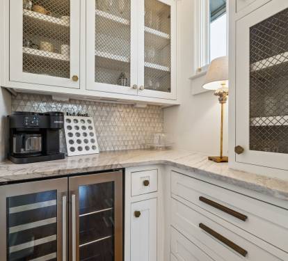 All Your Cooking Needs - Including a Wine Cooler & Coffee Bar!