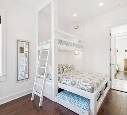2nd Floor Bunk Room - Twin Over Queen Bunk + Twin Trundle