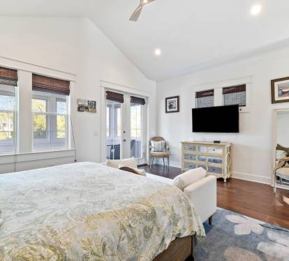 Primary King Suite - Private Sun Room + Flat-Screen TV