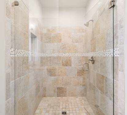 Rinse Off in the Walk-In Shower