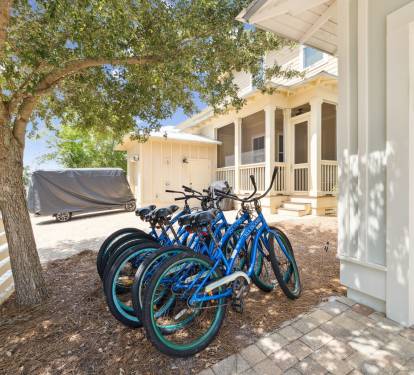 Hop on Included Bikes & Explore!