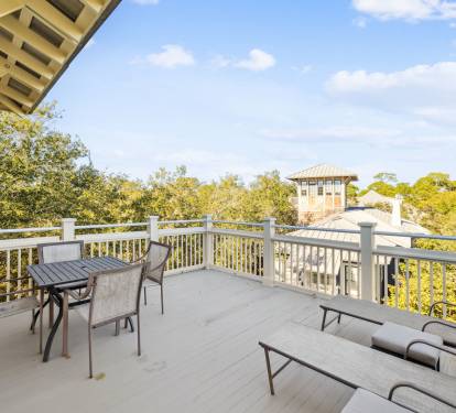 Enjoy Al Fresco Dining for 4 on the 3rd Floor Balcony!