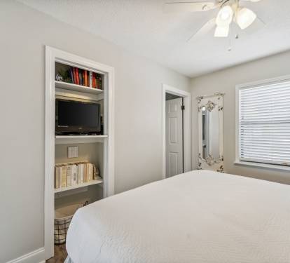 Primary Suite - Equipped with a Flat Screen TV