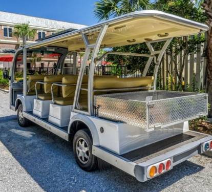 Take Advantage of the Effortless Beach Access Tram