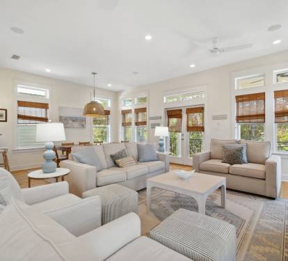 2nd Floor Living Room - Furnished with Cozy Furnishings
