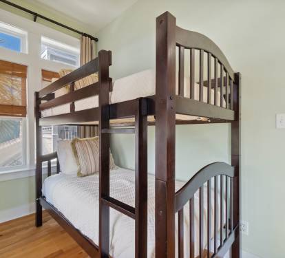 2nd Floor Primary Suite - Also Furnished with a Twin over Twin Bunk Bed
