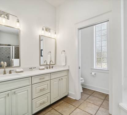 2nd Floor Primary Ensuite - Featuring a Soaking Tub and Walk-in Shower