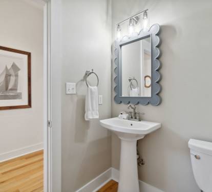Powder Room - Located on the 1st Floor