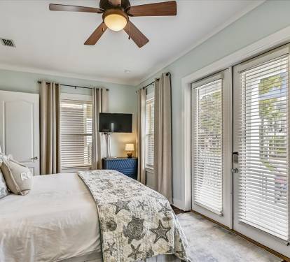 1st Floor Guest Bedroom - Complete with a Flat Screen TV