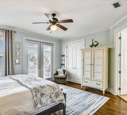 2nd Floor Primary Suite - Providing Access to a Private Balcony