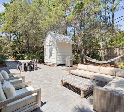 Grill Up Dinner & Enjoy Al Fresco Dining on the Back Patio!