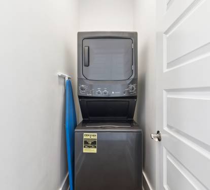 3rd Floor - Stack Washer & Dryer in the Laundry Room