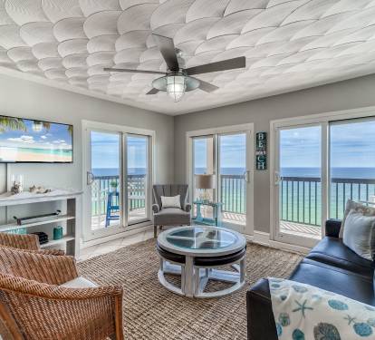 Living Room - Garnished with Gulf Views