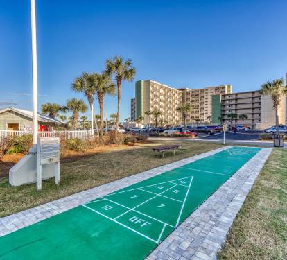 Enjoy a Game of Shuffle Board
