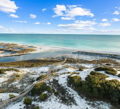Take a Stroll Over Rolling Dunes to the Beach Access!
