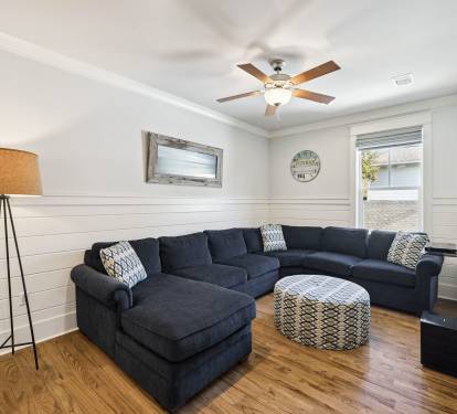 2nd Floor Living Area - Spacious & Oversized Sectional Sofa!