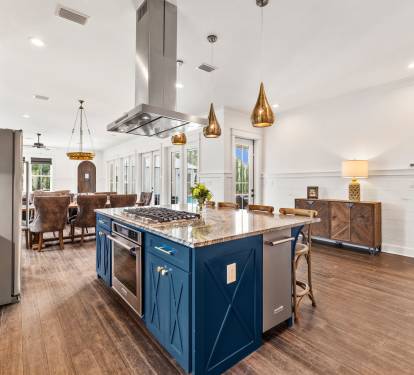 1st Floor Open Living Spaces