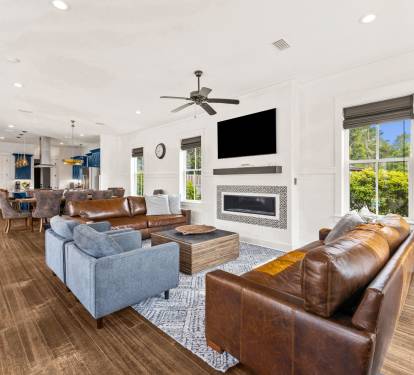 Ample Seating in the 1st Floor Living Room