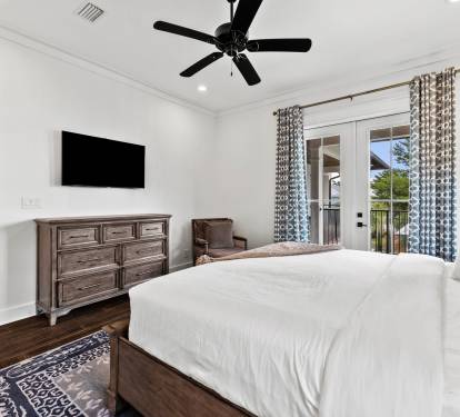 2nd Floor - Primary Suite - King with Balcony Access