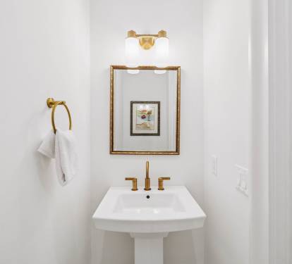 2nd Floor Powder Room - Conveniently Located off the Kitchen