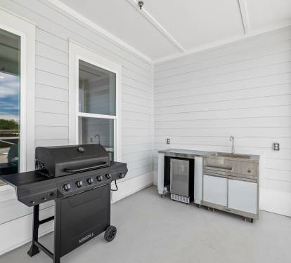 Grill Up Dinner for the Whole Crew in the Outdoor Kitchen!