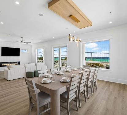 Gather Around the Dining Table for Delicious Meals - Seating for 10