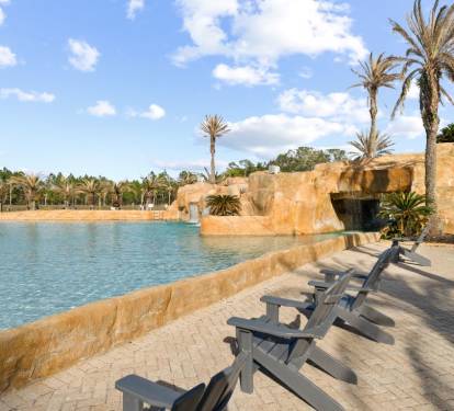 9 The Wharf Oasis Pool Lounge Area and Grotto
