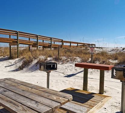 Grill up your catch on the beach 