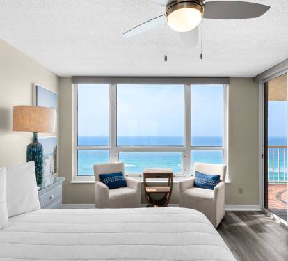 Bedroom 1 with Direct Access to Private Balcony