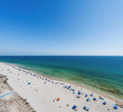 Crystal Shores West 1006 Gulf Front View from Balcony