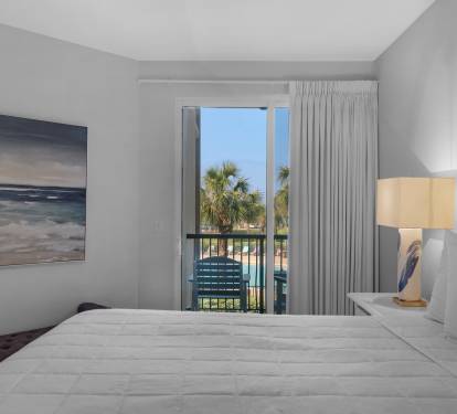 Private entrance to Patio with a Gulf View