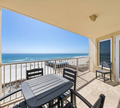 Boardwalk 681 Gulf Front Balcony