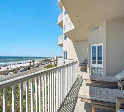 Private Balcony with Loungers