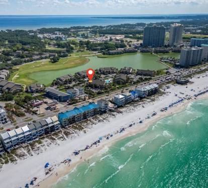 Drone shot of Seascape Resort