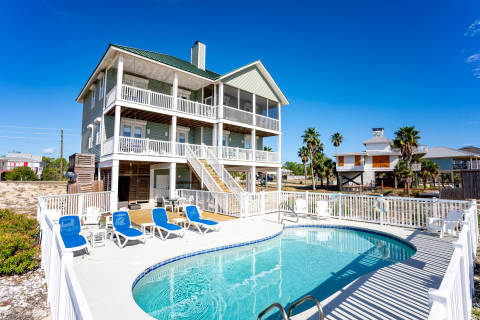 Barefoot Chic, vacation rental in St. George Island, House Rental, 4 bedroom 3 &frac12; bathroom and sleeps 14