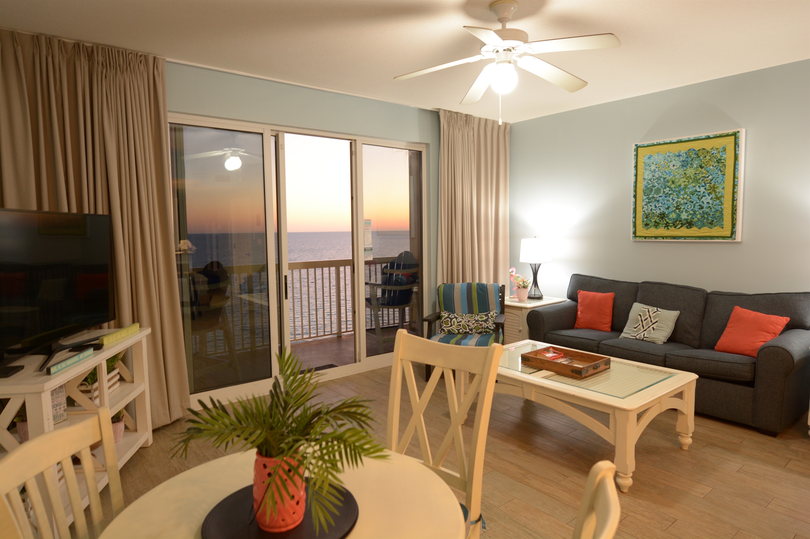 55 HDTV with Direct TV & High Speed WiFi